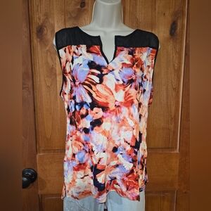 Simply Vera Vera Wang Multicolor Floral Blouse